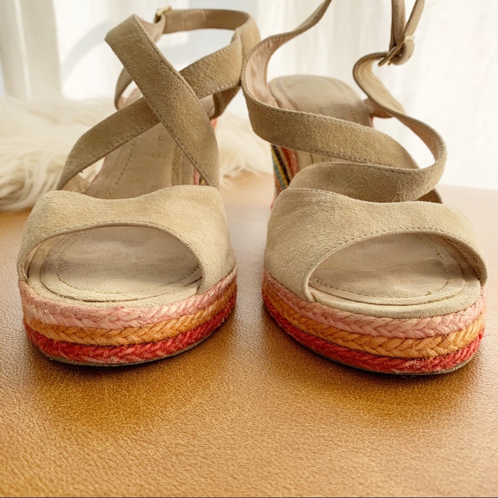 Palomitas Boho Rainbow Stripe Espadrille Sandals - Picture 4 of 9